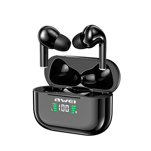 Auriculares Awei T29p True Wireless Stereo (Tws) Dentro De Oído Llamadas/Música Bluetooth Negro