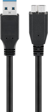 Cable Usb 3.0 A Macho - Micro B Macho    0,50 M.