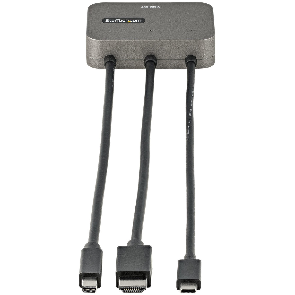 Startech Adaptador Multipuertos 3 En 1 Usb-C Hdmi O Mini Displayport A Hdmi 4k 60hz Cdphdmdp2hd