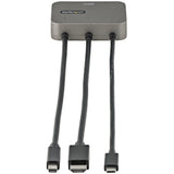 Startech Adaptador Multipuertos 3 En 1 Usb-C Hdmi O Mini Displayport A Hdmi 4k 60hz Cdphdmdp2hd