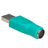 Adapter Akyga Ak-Ad-14 (Usb M - Ps/2 F; Green Color)