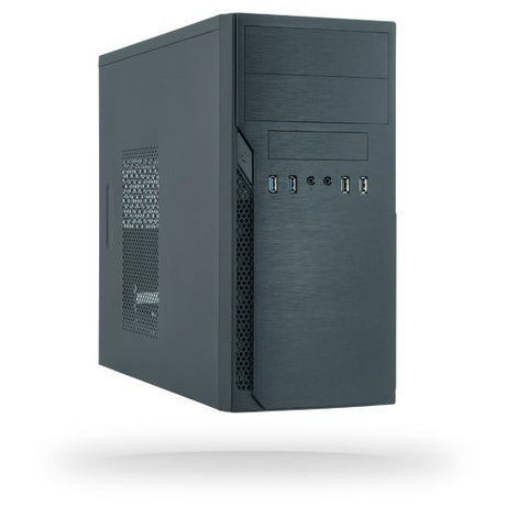 EAN 0753263075536 - Chieftec ATX mini-tour alu brossé SECC Torre Negro imagen 1