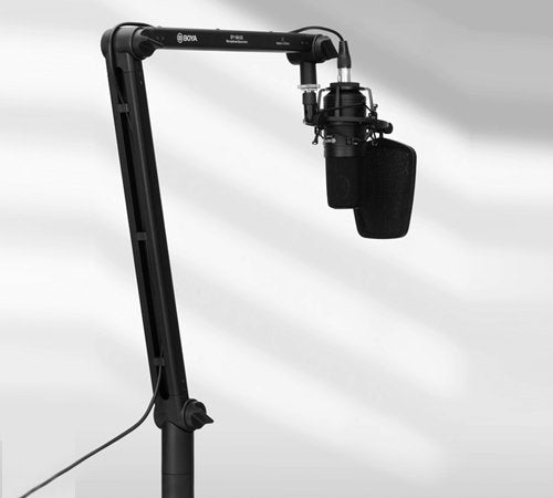 Boya Holder, Microphone Boom Arm (Steel) Black Eu