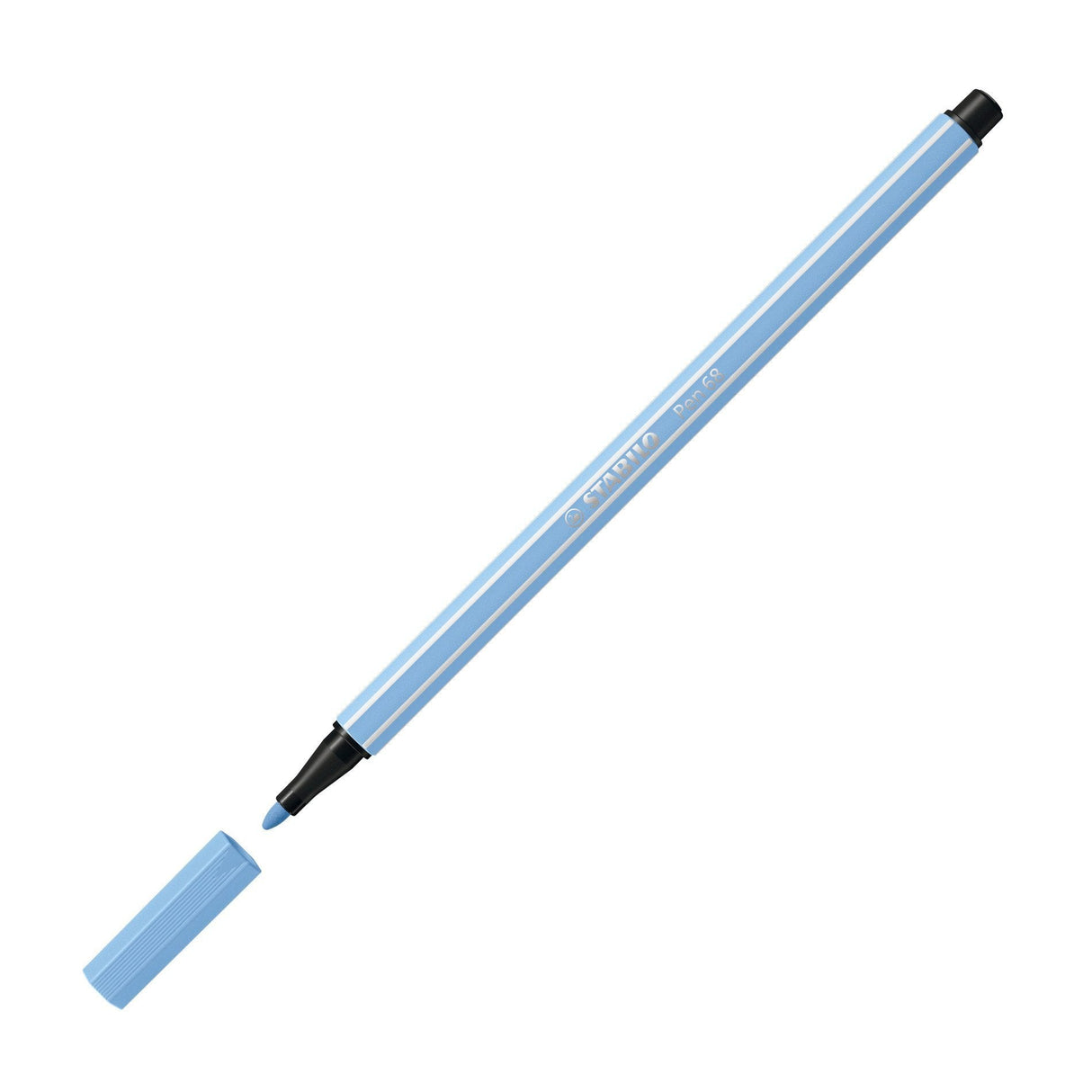 Stabilo Pen 68 Rotulador Azul Claro -10u-