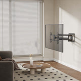 Aisens Soporte Eco Giratorio, Inclinable Y Nivelable Para Monitor/Tv 60kg De 43-90, Negro