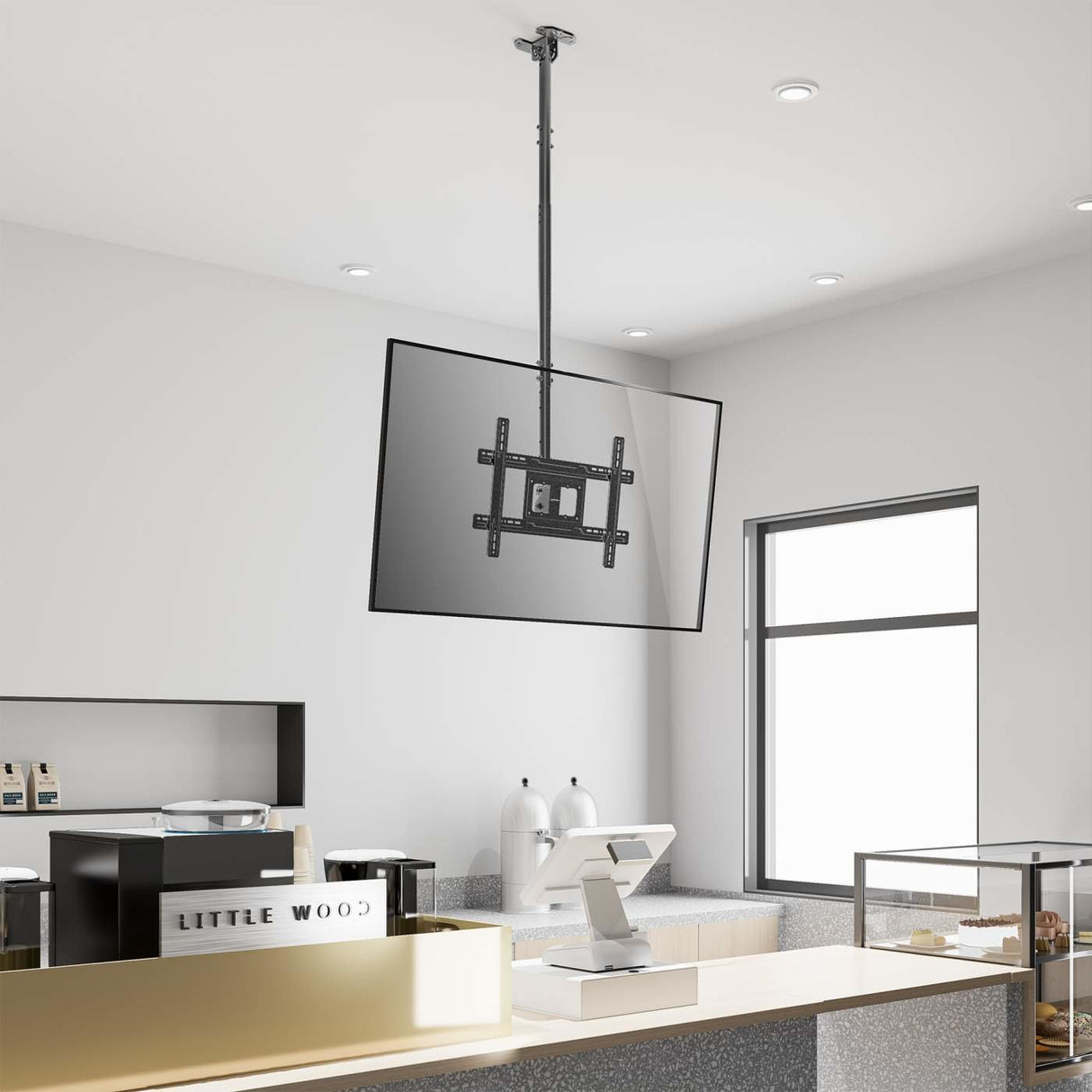 EAN 766623462051 - Manhattan 462051 soporte para TV 2,03 m (80") Negro imagen 4