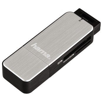 EAN 4047443200068 - Hama 123900 lector de tarjeta USB 3.2 Gen 1 (3.1 Gen 1) Negro, Plata imagen 1