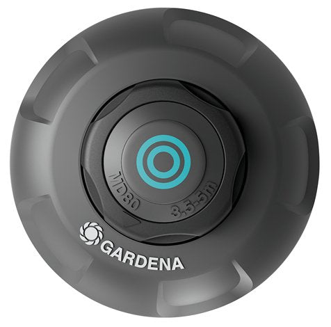 Aspersor Emergente Md80 De Gardena Sprinklersystem (Negro/Gris, Rango De Pulverización De 3,5 A 5 Metros)  Md80 08232-20
