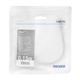 EAN 4052792062243 - LogiLink CUA0104 adaptador de cable de vídeo 0,15 m USB Tipo C VGA (D-Sub) Negro, Gris imagen 4
