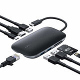 EAN 0608119197163 - AUKEY CB-C71 base para portátil y replicador de puertos Negro imagen 1