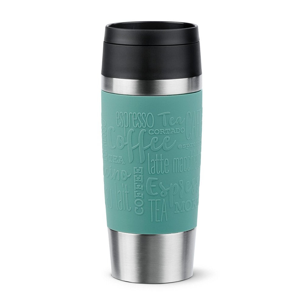 Emsa Travel Mug Taza Térmica Clásica Gasolina/Acero Inoxidable, 0,36 Litros N2021000