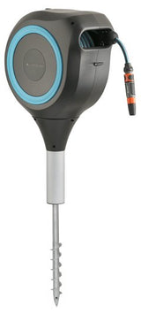 Manguera De Jardín Gardena Caja Enrollable M (Turquesa) 20 M