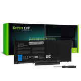 Bateria Green Cell F3ygt Para Dell Latitude 7280 7290 7380 7490 7.6v 6200mah