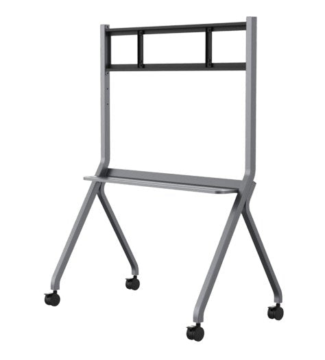 Soporte De Suelo Con Rueda Flat Panel Max 100kg 55-86 Negro Maxhub St41b