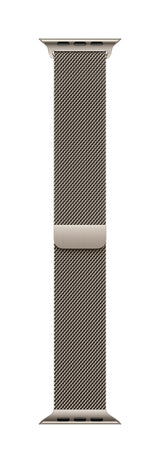 Milanaise Armband, Natur, 40mm, One Size