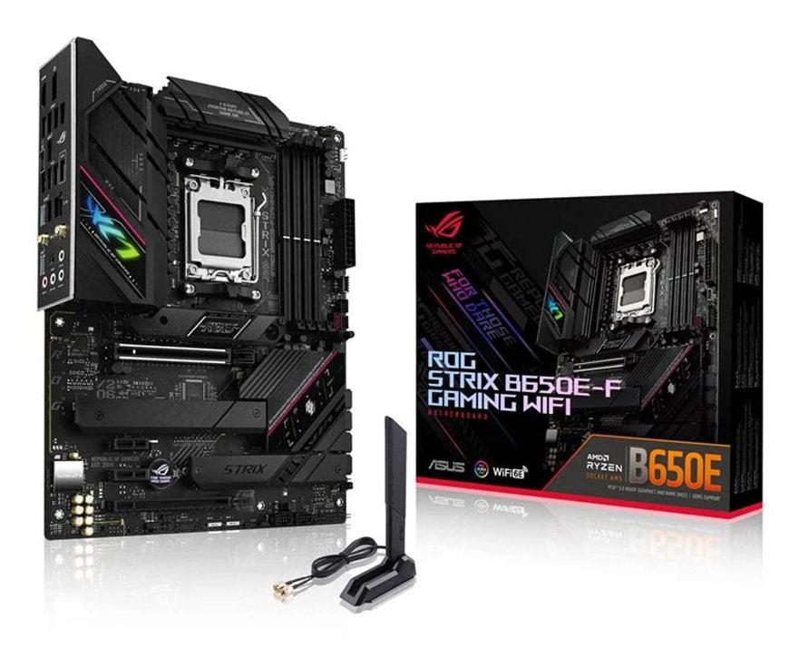 EAN 4711081944034 - ASUS ROG STRIX B650E-F GAMING WIFI AMD B650 Zócalo AM5 ATX imagen 1