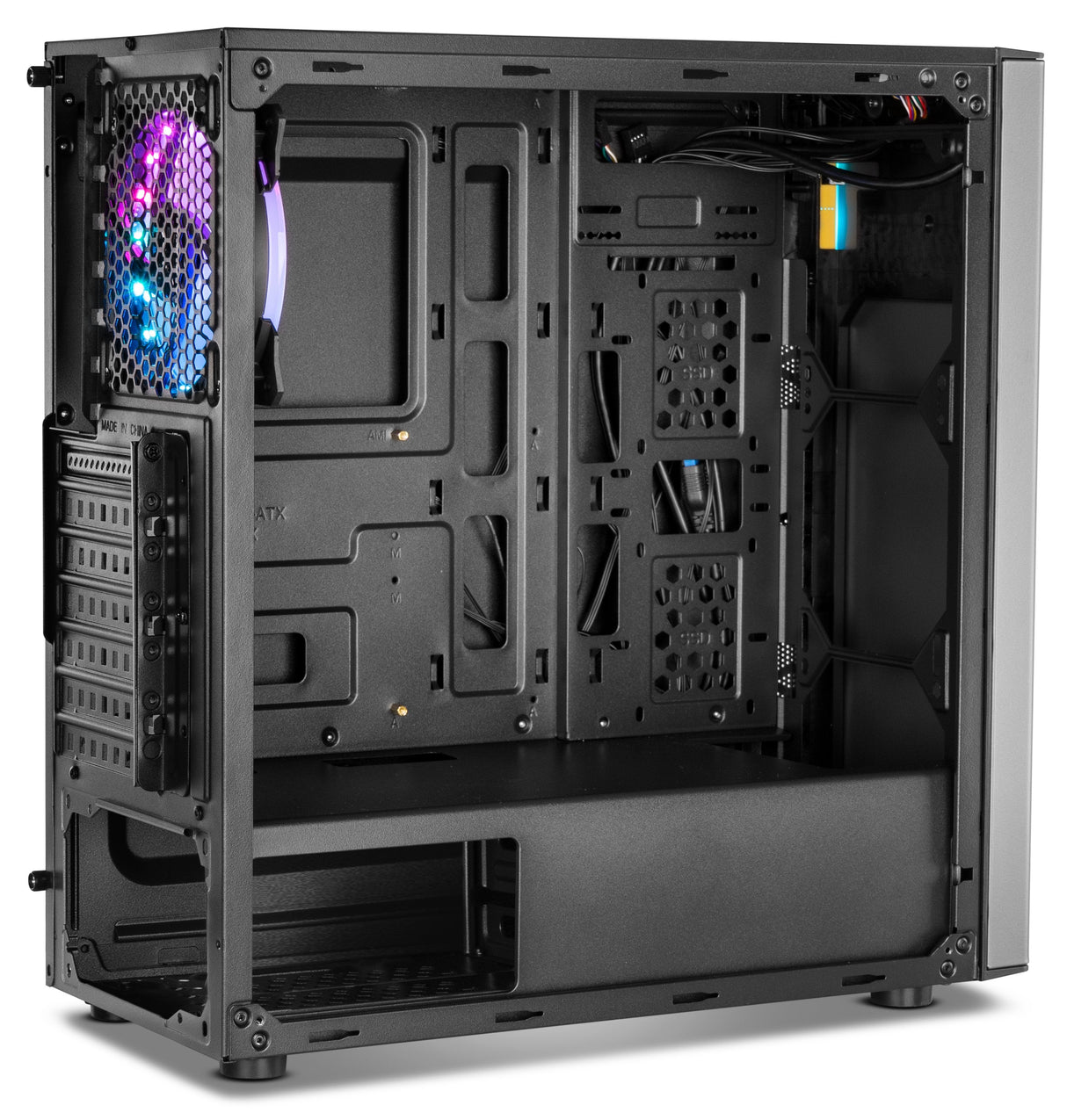 Caja Pc Nox Atx Hummer Infinity Omega 1xusb3.0 2xusb2.0 Negro Rgb