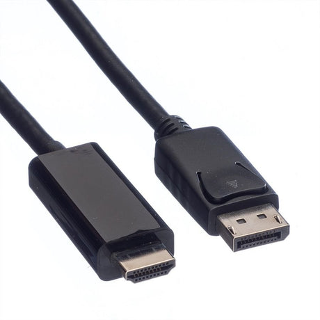 EAN 7611990145256 - VALUE 11.99.5786 adaptador de cable de vídeo 2 m DisplayPort Negro imagen 3