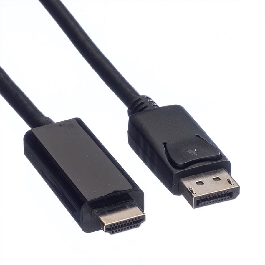 Value 11.99.5785 Adaptador De Cable De Vídeo 1 M Displayport Negro