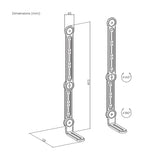 Aisens Soporte Universal Para Barra De Sonido, Negro