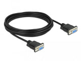 EAN 4043619877843 - DeLOCK 87784 cable de serie Negro DB-9 imagen 1