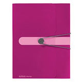 Herlitz Sammelbox A4 Pp 4.0cm Opaco Beere M.Gummizug