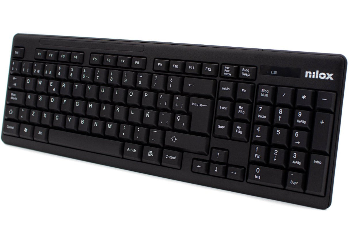 Nilox Teclado + Raton Wireless Esp Negro
