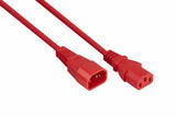 Cablemeimer Kaltgeräteverlängerung C14 An C14 Rojo0,5m