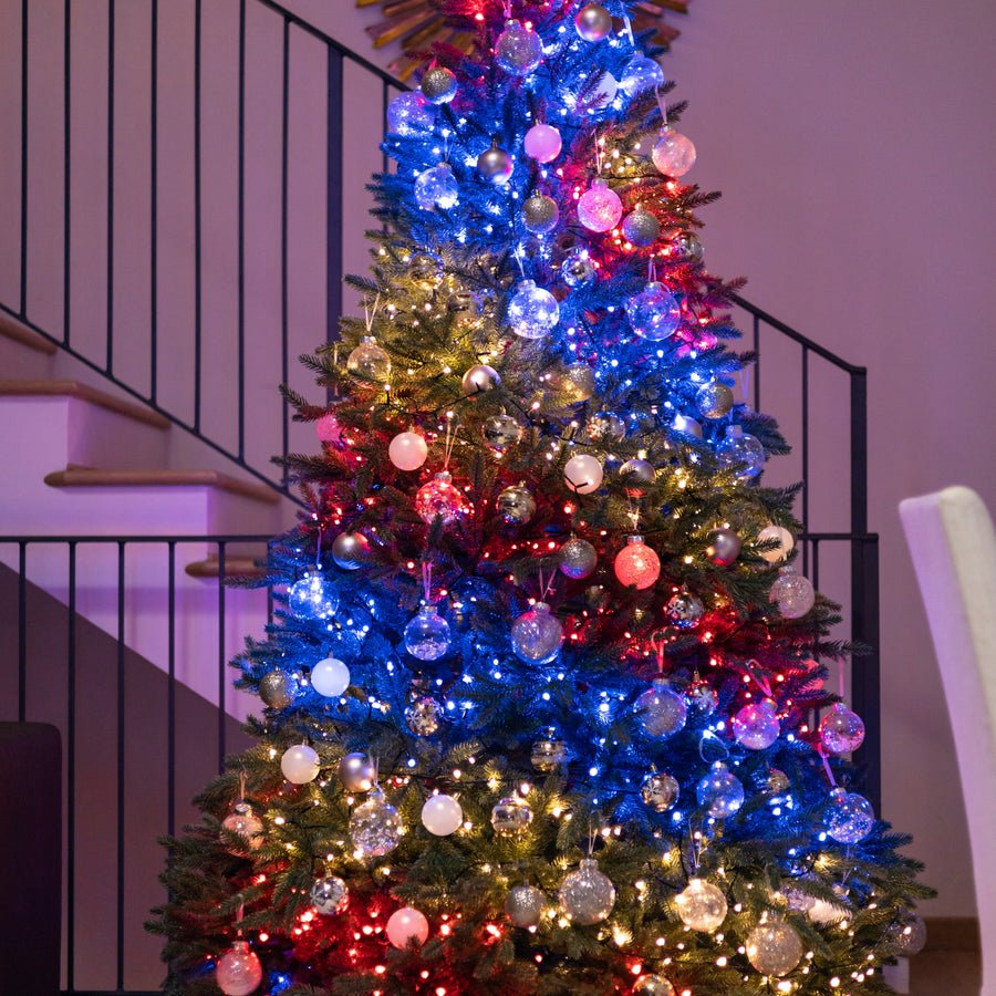 Twinkly Strings Cuerda De Luces 250 Rgb+W, Cable Transparente, Enchufe Tipo F