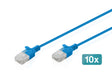 EAN 4016032507598 - Digitus DK-1618-015S-B-10 cable de red Cat6 U/UTP (UTP) imagen 1