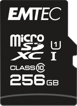 Microsdxc 256gb Emtec +Adapter Cl10 Elitegold Uhs-I 85mb/S Blister