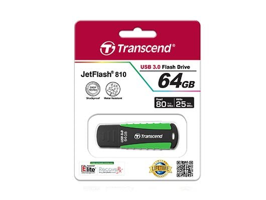 Pendrive Transcend 64gb Jetflash 810 Usb3.0 80/25mb/S