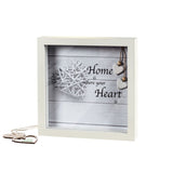 Hama Scala 3d Blanco 23x23 Retrato Madera Passepartout 59777