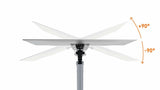 EAN 4005546735009 - Durable 509623 soporte para monitor 81,3 cm (32") Pared Plata imagen 5