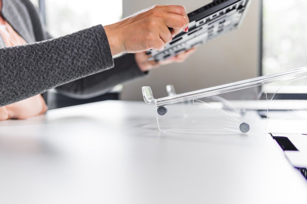 Bakkerelkhuizen Nb Soporte Q-Note 350 Plástico Gris Claro