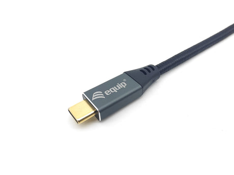 EAN 4015867228753 - Equip 133423 adaptador de cable de vídeo 3 m USB Tipo C Gris imagen 3