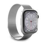 Puro Milanese Armband Apple Watch 42/44/45/49mm Silber