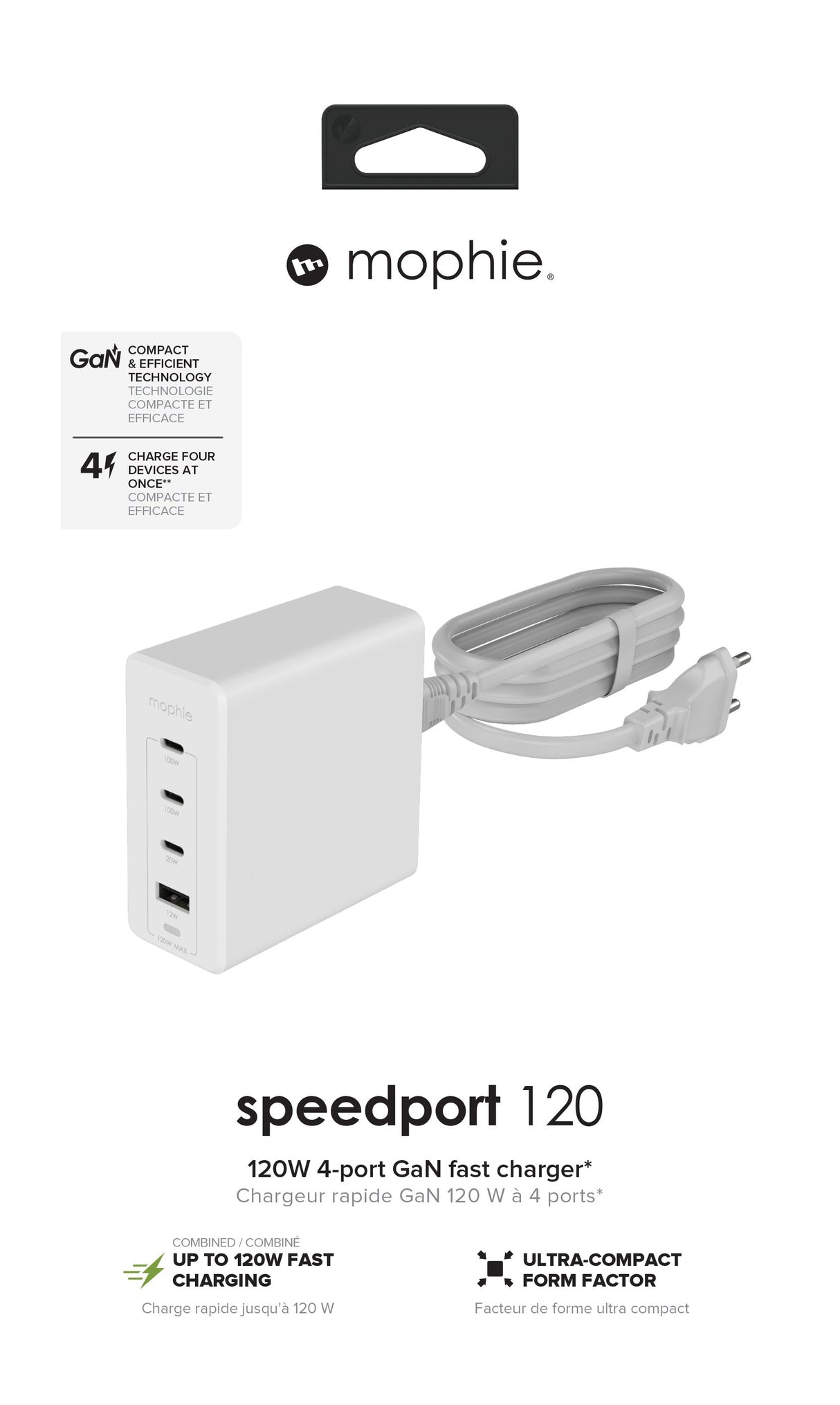 EAN 840056158085 - mophie 409909309 cargador de dispositivo móvil Portátil, Smartphone, Tableta Blanco Corriente alterna Carg imagen 3