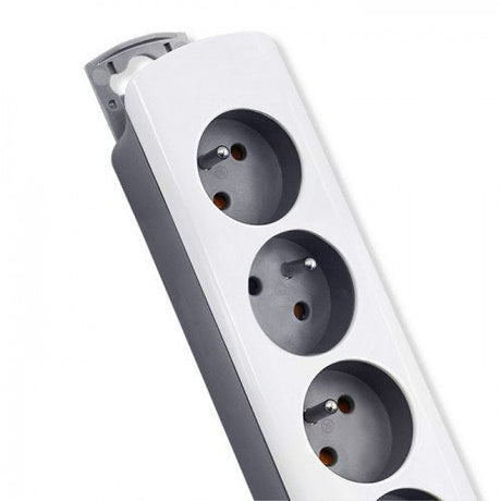 EAN 5901878502960 - Qoltec 50296 base múltiple 1,8 m 5 salidas AC Interior Gris, Blanco imagen 5