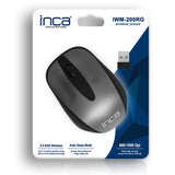 Inca Raton Iwm-201rg Nano-Usb, Wireless, 1600 Dpi, Gr Sw Retail