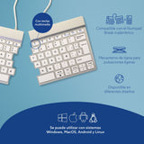 EAN 8719274492245 - R-Go Tools RGOSBESWLWH teclado Universal Español imagen 14