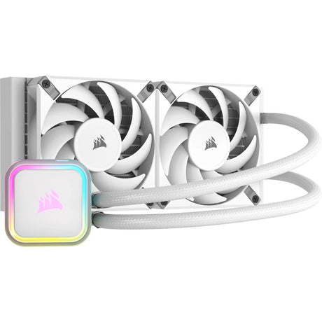 EAN 0840006600282 - Corsair H100I Elite Procesador Sistema de refrigeración líquida todo en uno 12 cm Blanco 1 pieza(s) imagen 1