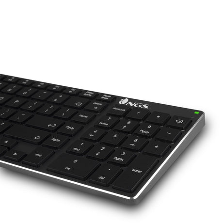 EAN 8435430619409 - NGS FORTUNE-BT, QWERTY, ES teclado Universal Bluetooth Negro, Plata imagen 7