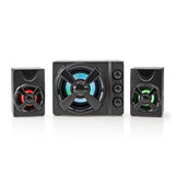 Nedis Altavoces  Gaming Altavoz: 2.1 Alimentado Por Usb 3.5 Mm Macho 33 W Led