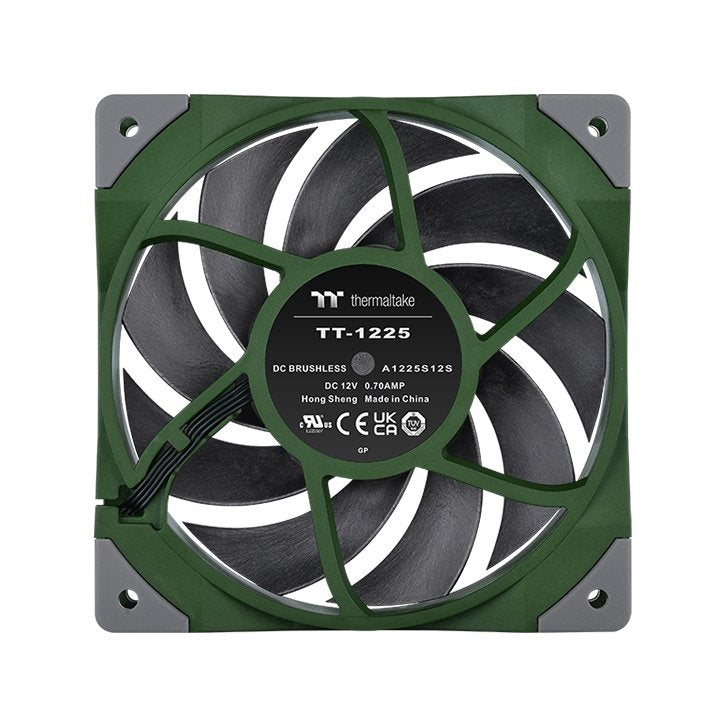 Toughfan 12 Racing Green Ventilador De Radiador De Alta Presión Estática Cl-F117-Pl12rg-A