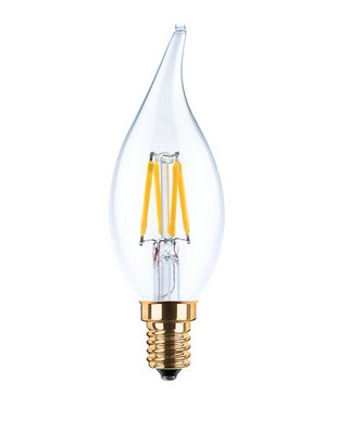 Segula Led Kerze Windmoss Klar E14 3,2w 260lm 2200k Dimmbar