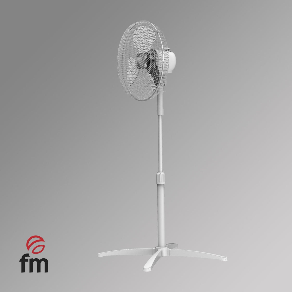 Ventilador De Pie Fm Px-40/ 55w/ 3 Aspas 40cm/ 3 Velocidades