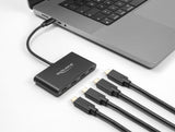Hub Delock Usb 3.2 Gen 2 Usb Type-C Mit 4 X Usb Type-C Buchse - 10 Gbps