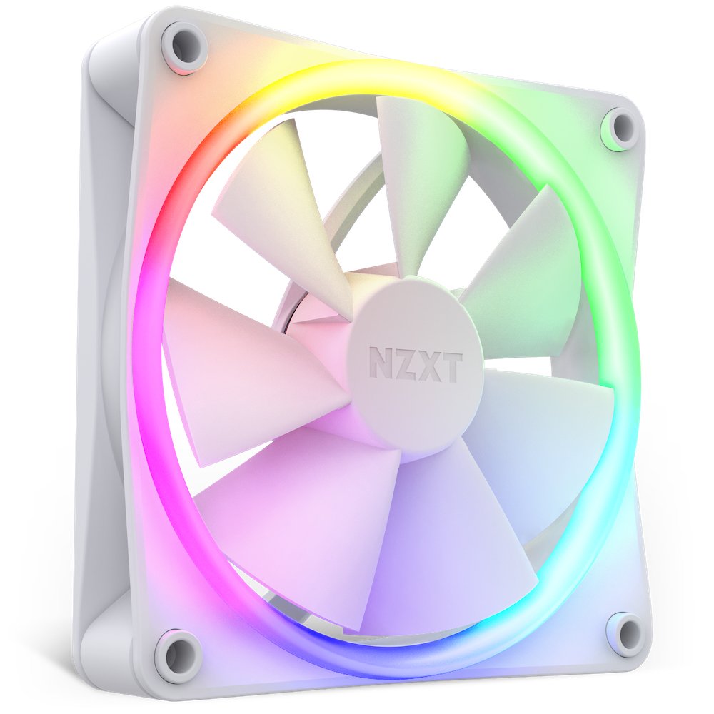 Nzxt F-Serie F120 Rgb Lüfter Triple White 120mm Rf-R12tf-W1