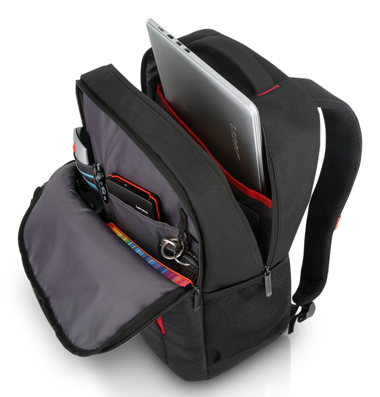 EAN 0192158279367 - Lenovo B515 39,6 cm (15.6") Mochila Negro, Rojo imagen 5